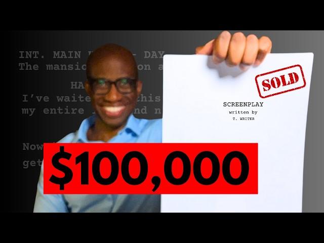 SOLD my first screenplay for over 100K - This Is How I Did It