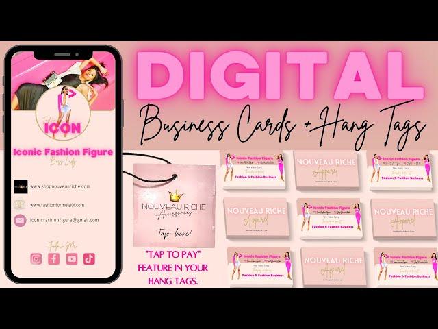 Digital Business Cards | How to use NFC Tag Business Ideas | Digital Hang Tags