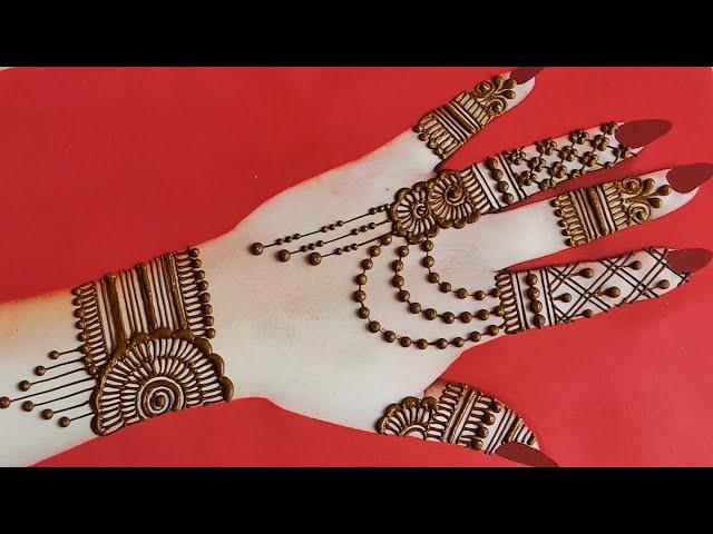 attractive mandalas jewellry mehndi design||ghar bethe mehndi lgana sikhe|raveena's mehndi