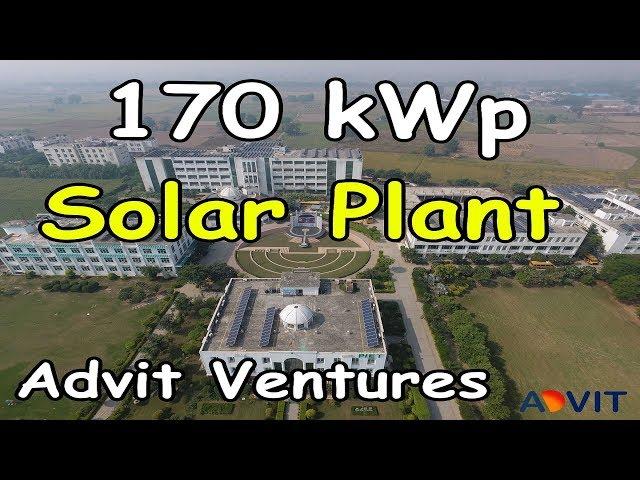 170 kWp Solar Plant Institutional - College Samalkha Haryana By Advit Ventures