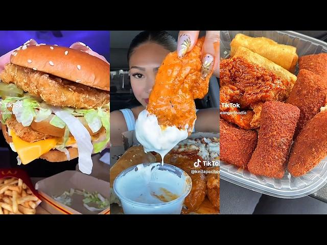 Asmr EATING | 59 | wingstop, Big mac, tacobell, Buldak ramen Carbonara, korean corndogs  and more!