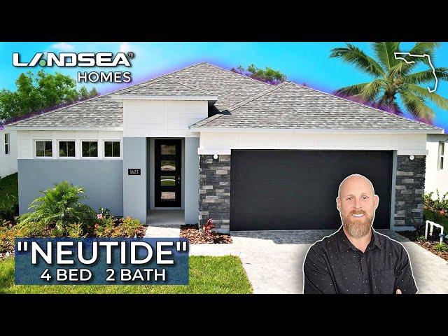 MOST REQUESTED New Home Tour Palm Bay | Landsea Homes Neutide [Meadowood] Courtyards at Waterstone