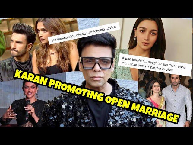 Why is Karan Johar NORMALISING CHEATING (Infidelity) |Deepika NORMALISING Ranveer cheating on his ex