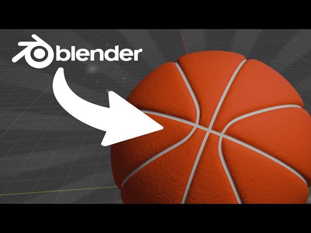 HOW to Make A BASKETBALL In Blender | Easy Tutorial