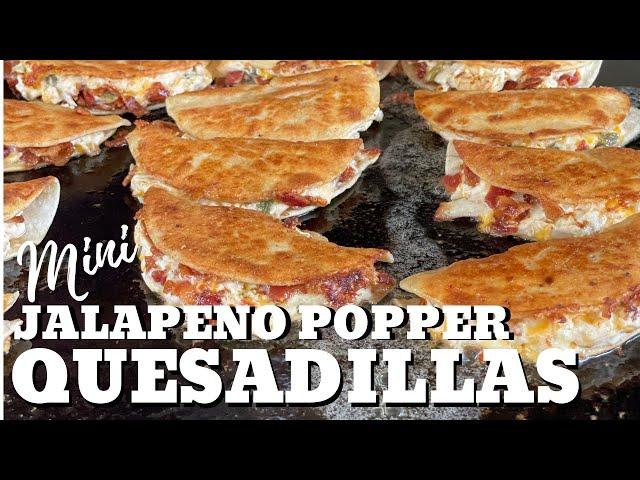 Chicken Jalapeño Popper Mini Quesadillas