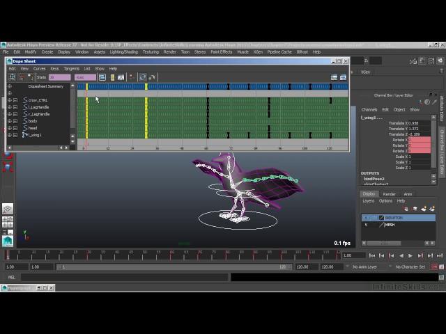 Maya Tutorial   07 03 Dope Sheet