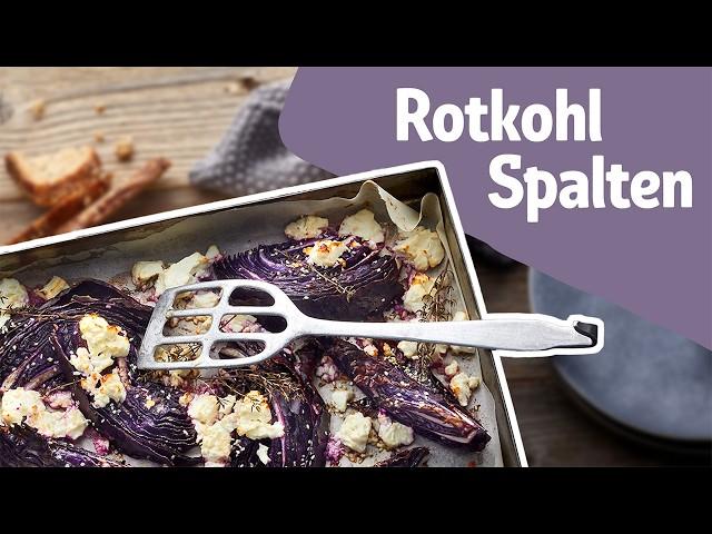 Gebackener Rotkohl mit Feta – als Hauptgericht oder Beilage  | REWE Deine Küche