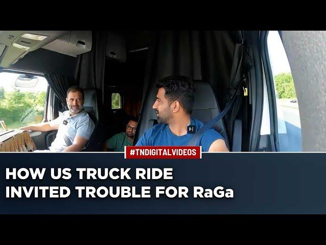 Rahul Gandhi's US Truck Ride Row Viral After Cong Leader's 'Concern For Drivers In India’ Remark