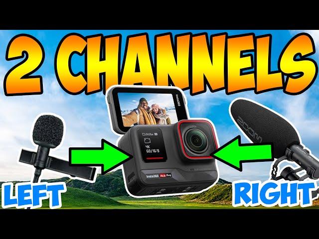 Insta360 Ace Pro Secret Dual Channel Mic Setup