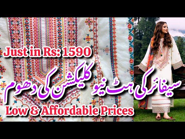 Sapphire New Winter Collection 2024|| low Prices Embroidered & Printed Dresses #sapphire #sale