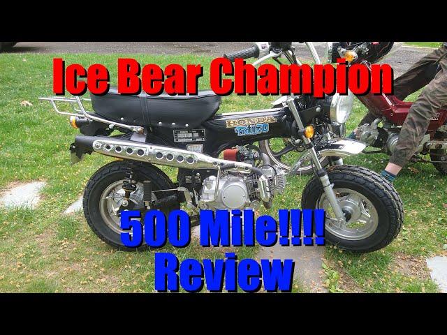 Honda  ct70 clone  IceBear champion 125cc  500 mile review  Part 2 How bad is it???