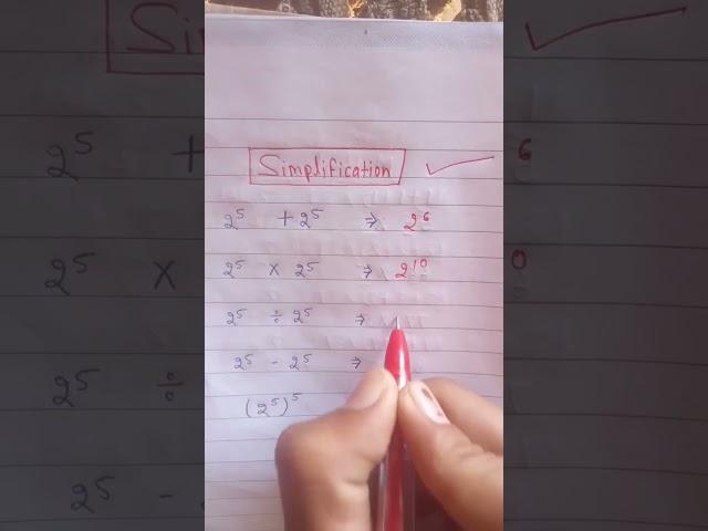 simplification #fast trick for eusy sooution #mathstricks #studyadda #study #shorts #mathclass ️