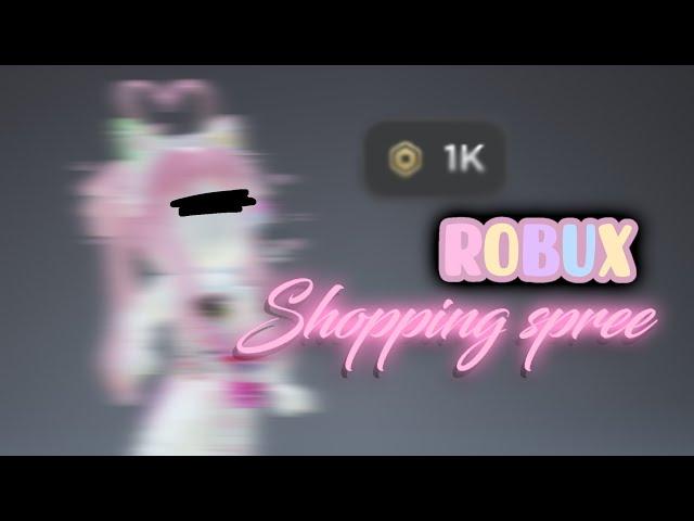 1K ROBUX Shopping Spree! | Roblox | Kairu Yunisu