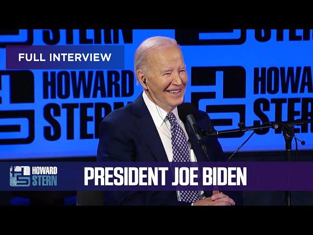 President Joe Biden on the Howard Stern Show (FULL INTERVIEW)