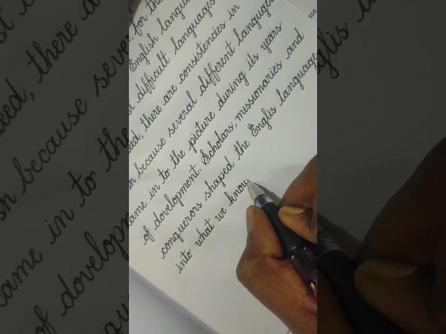 cursive writing #ytshorts