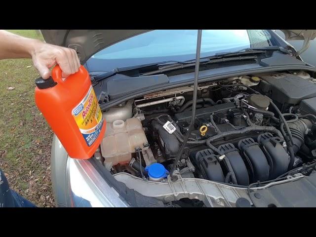 How to Refill Engine Coolant / Antifreeze in a Ford Focus (2012 - 2018)