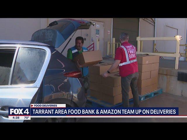 Tarrant Area Food Bank gets help from Amazon to deliver meals to homebound residents