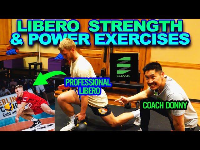 Professional Libero Learns The BEST Strength & Power Exercises