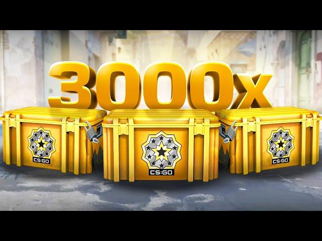 I Unboxed 3000 Chroma Cases in CS2 (1000x Each Case)