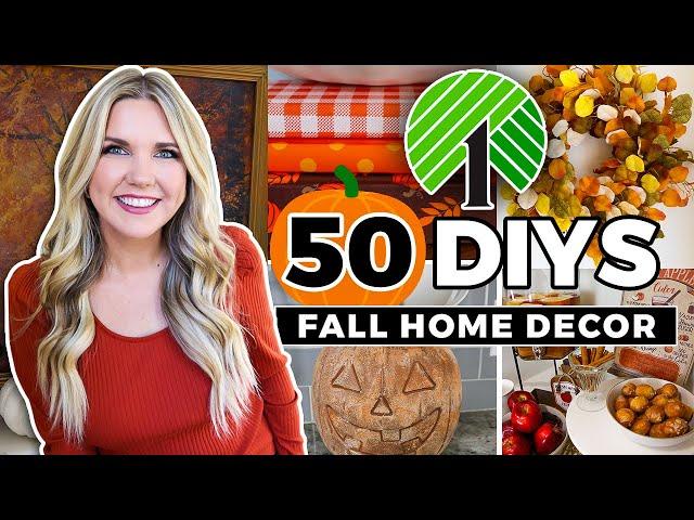 50 Fall Dollar Tree DIY's...transform your space for less!