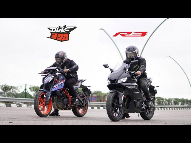 Brand New Yamaha R3 VS 2024 Duke 390 | The Game Changer!