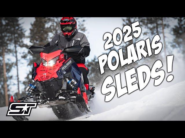 2025 Polaris Snowmobiles! EXCLUSIVE First Look at Everything NEW!!