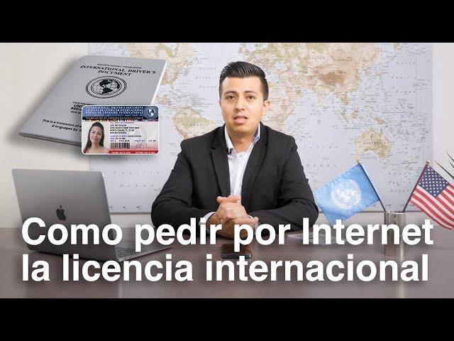 Como conseguir la Licencia Internacional de IDL Services Inc por Internet (2022)