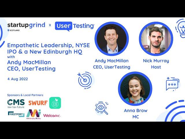 Livestream: Empathetic Leadership, NYSE IPO & a New Edinburgh HQ - Andy MacMillan