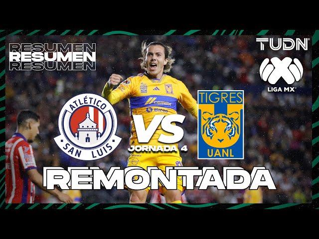 HIGHLIGHTS | Atlético San Luis Vs Tigres | Liga Mx - CL2024 J4 | TUDN