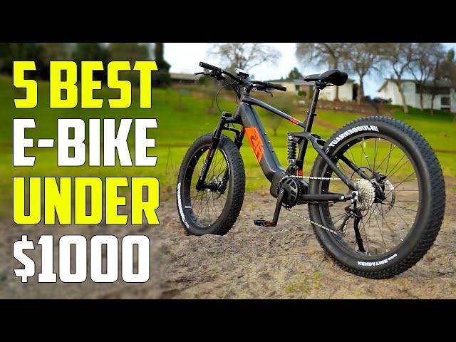 5 Best Electric Bikes Under $1000 2024 | Best E-Bike Under $1000