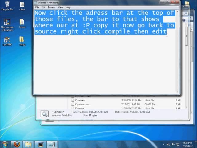 How to fix compiler and run windows 7 problems- RSPS