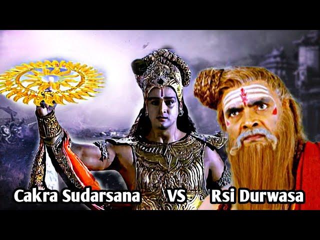 CAKRA SUDARSANA VS RSI DURWASA| MURKANYA CAKRA SUDARSANA PADA RSI DURWASA