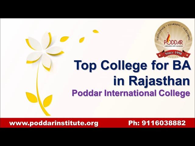 BA - Poddar International College