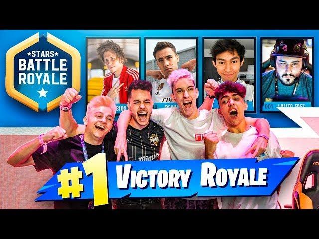 GANAMOS EL MAYOR TORNEO DE YOUTUBERS DE FORTNITE #StarsBattleRoyale - TheGrefg