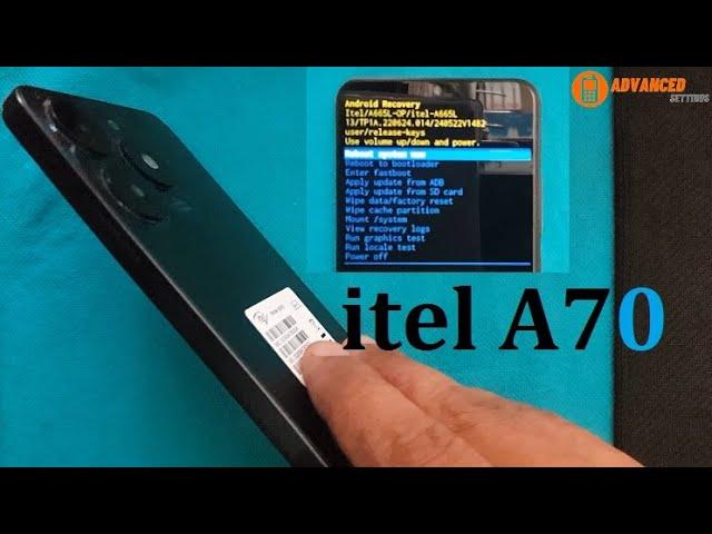 Itel A70 ( A665L ) hard reset