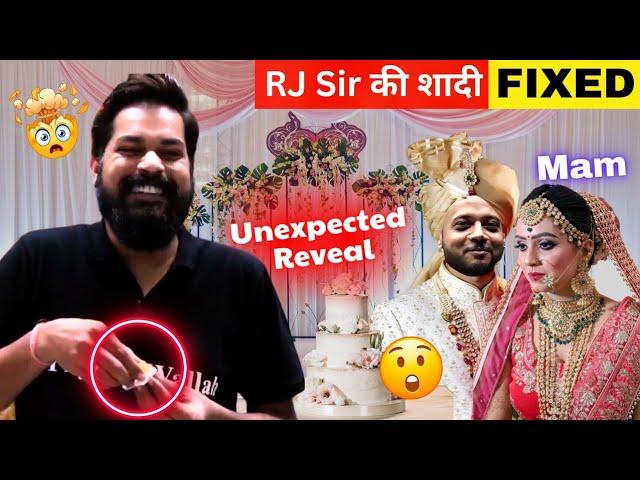 RJ Sir Shaadi Fixed  Pankaj Sir Reveals  मिठाई in Live Class  Rajwant Sir Wedding #jee2025 #iit