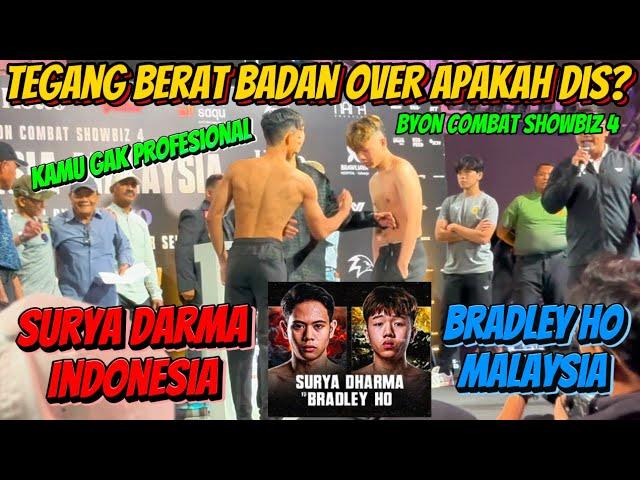 Tegang Beratnya Malaysia Over ?? Surya vs Bradley Ho  byon combat 4