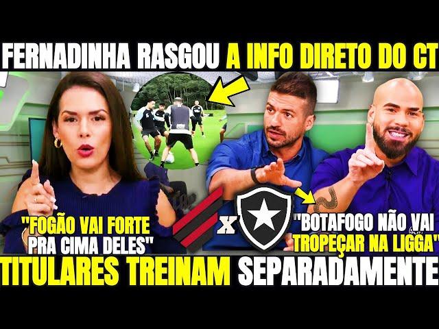 FERNANDA MAIA RASGOU A INFO DE DENTRO DO CT! FOGÃO VAI FORTE RUMO AO TITULO! NOTICIAS DO BOTAFOGO