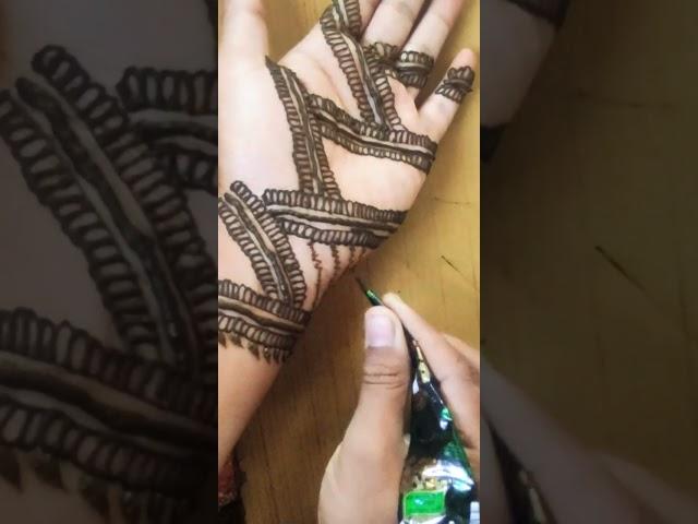 Simple filling mehndi design #viral #anamika #mehndi #ytstudio #ytshorts #begginers #bridal