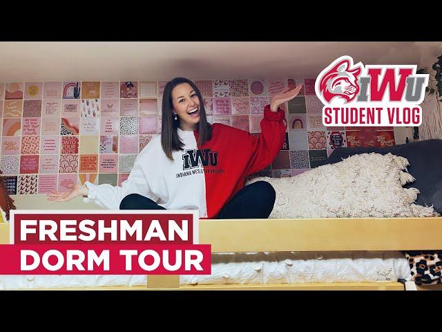 STUDENT VLOG 005: Freshman Dorm Tour ft. Cate // Indiana Wesleyan University