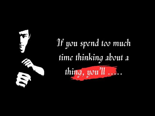 Unleashing the Power of 'Striking Thoughts': Lessons from Bruce Lee