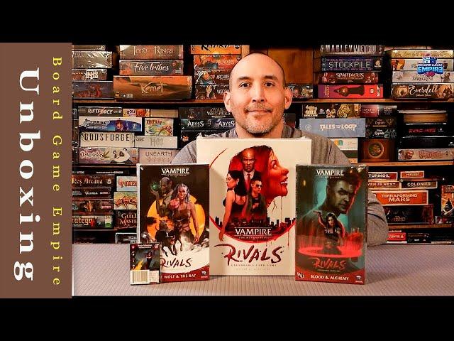 Vampire The Masquerade Rivals Unboxing - Renegade Game Studios