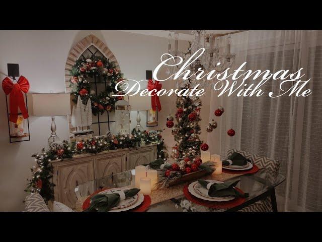 2022HALLMARK CHRISTMAS DINING ROOM DECORATE WITH ME