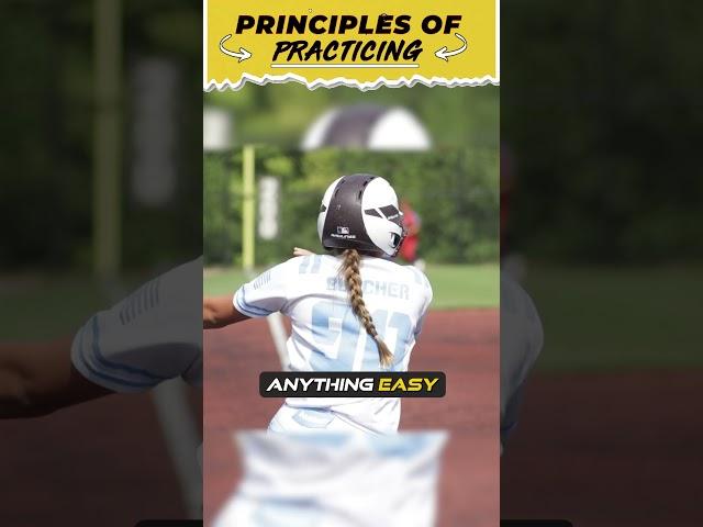 Principles for youth softball practice