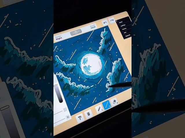 Day or Night? #speeddraw #drawing #digitalart #games #gaming #robloxgames #art #artist #roblox