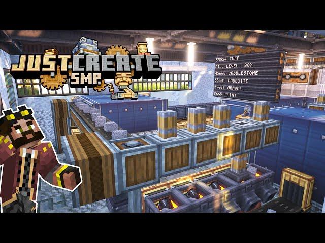 I built a TUFF FACTORY in Minecraft Create mod! [#15]