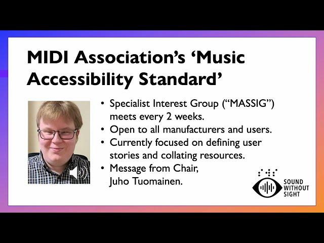 The MIDI Association's Music Accessibility Standard at The NAMM Show 2024