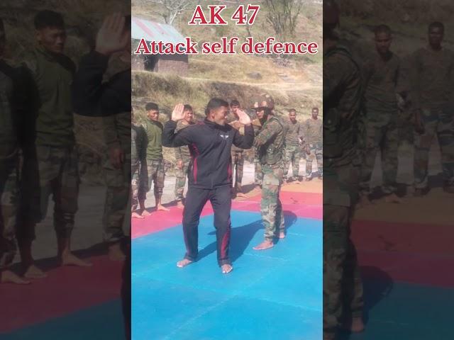 AK 47 attack self defence with commando | rifle attack | indianarmy rifle attack | rifle selfdefence