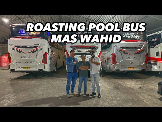 GEREBEK POOL BUS MAS WAHID BERSAMA RIDWAN HANIF