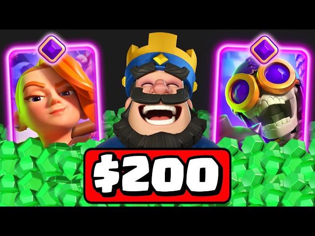 What Does $200 Get You in Clash Royale?